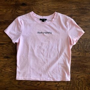 More Empathy Crop Top